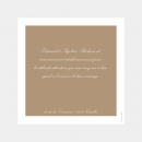 Remerciements mariage Traditionnel couleur
