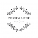 Tampon mariage Feuillages