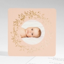 Faire-part de naissance Conte de fées or