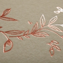 Faire-part de naissance Joli kraft cuivre