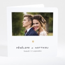 Faire-part de mariage Poudre d'or photo