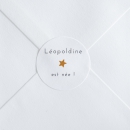 Stickers naissance Elégante étoile