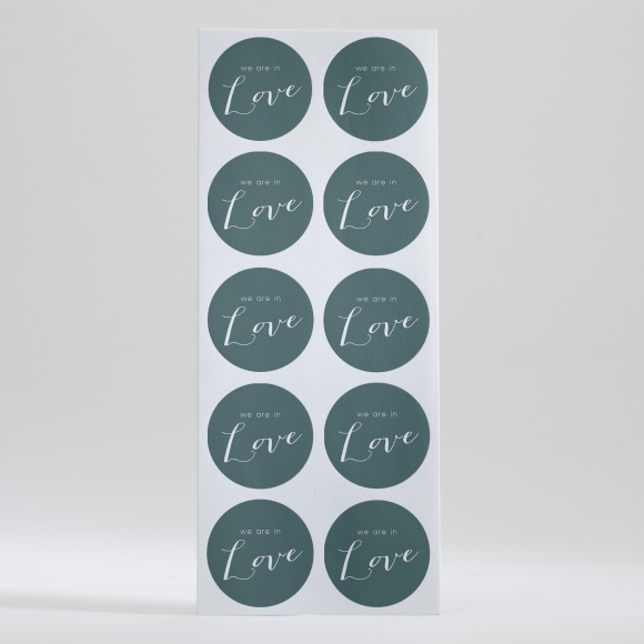 Stickers mariage We are in love