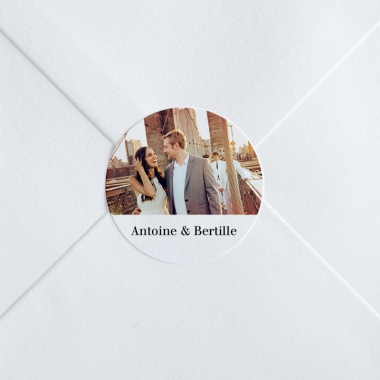 Stickers mariage Portrait