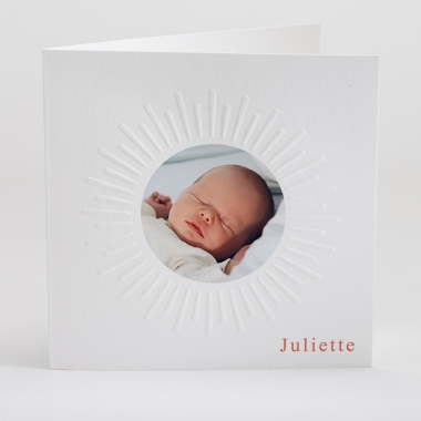 Faire-part de naissance Naissance ensoleillée