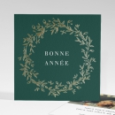Carte de voeux Année en or