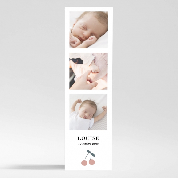 Faire-part de naissance Cerise