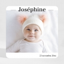 Faire-part de naissance Pompon