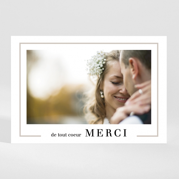 Remerciements mariage Merci