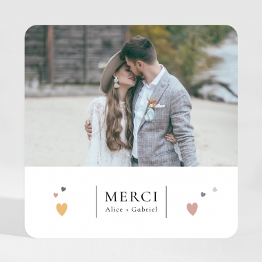 Remerciements mariage Flamme Magnet