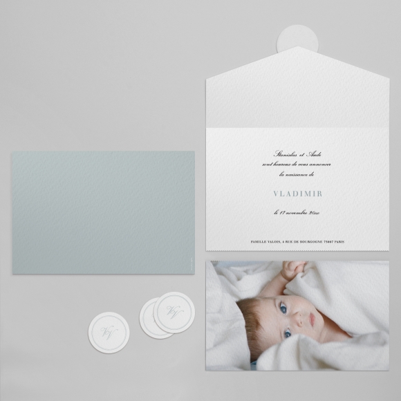 Faire-part de naissance Elémentaire