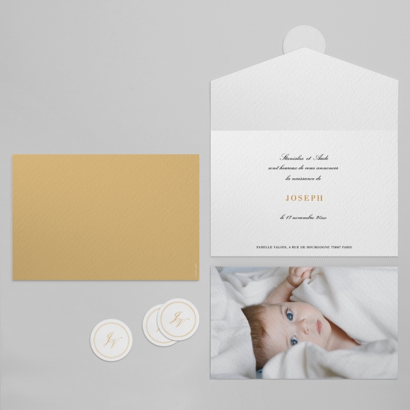 Faire-part de naissance Elémentaire