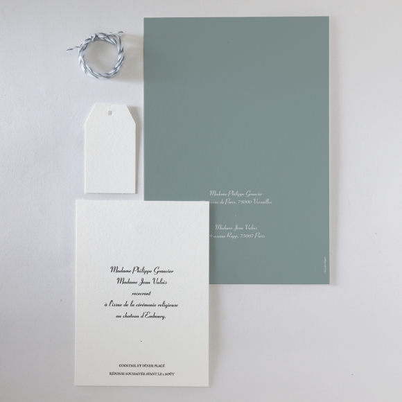 Faire-part de mariage Cachet