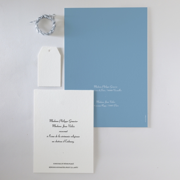 Faire-part de mariage Cachet