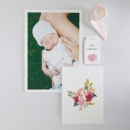 Faire-part de naissance Initiale Fille