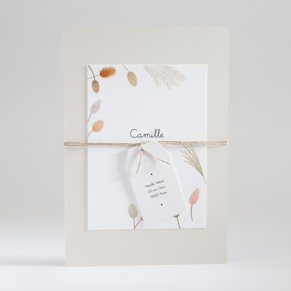 Faire-part de naissance Lagurus