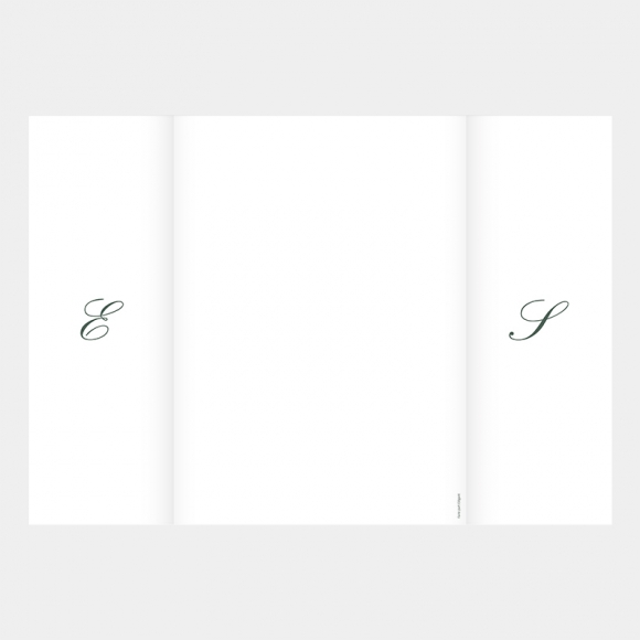 Faire-part de mariage Traditionnel triptyque