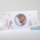 Faire-part de naissance Silhouettes fratrie