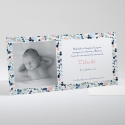 Faire-part de naissance Bandeau liberty