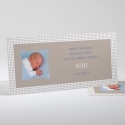 Faire-part de naissance Pois modernes