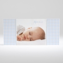 Faire-part de naissance Losanges paysage