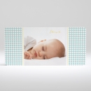 Faire-part de naissance Losanges paysage