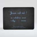 Faire-part de naissance Ardoise petit biscuit