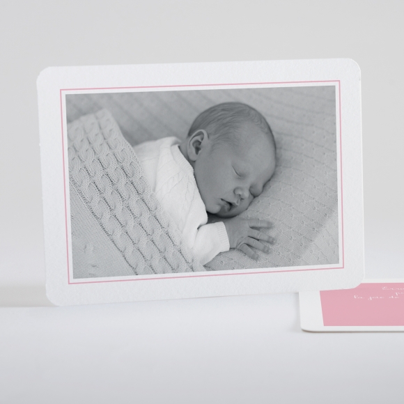 Faire-part de naissance Cadre sobre et élégant