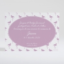 Faire-part de naissance Vive les flamants roses