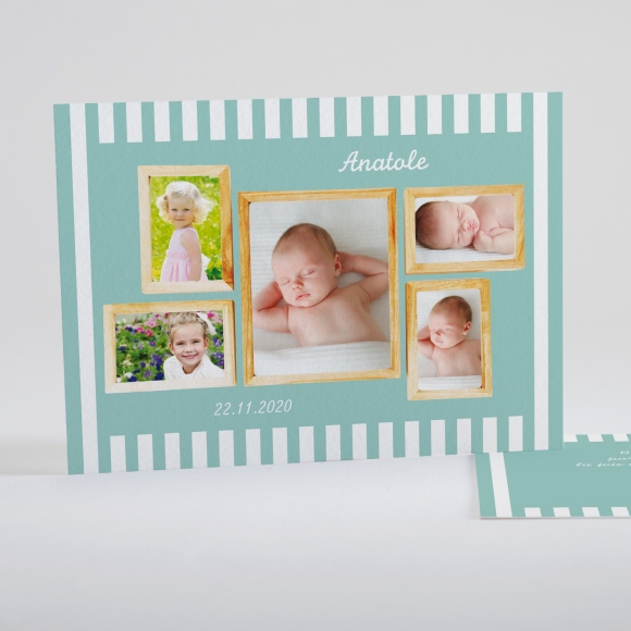 Faire-part de naissance Cadres en folie