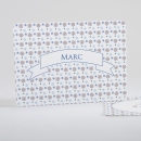 Faire-part de naissance Pêle-mêle de fleurs