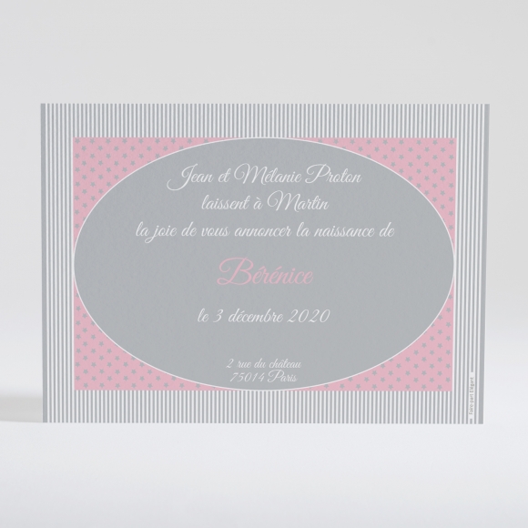 Faire-part de naissance Chic & choc