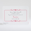 Faire-part de naissance Double cœur délicat