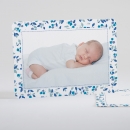 Faire-part de naissance Liberty feuillage