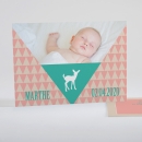 Faire-part de naissance Triangle paysage