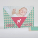 Faire-part de naissance Triangle paysage