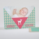 Faire-part de naissance Triangle paysage