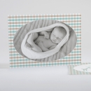 Faire-part de naissance Girafe petit vichy