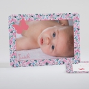 Faire-part de naissance Lovely papillon liberty