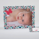 Faire-part de naissance Lovely papillon liberty