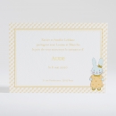 Faire-part de naissance Petit lapin