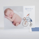 Faire-part de naissance Cigogne chic