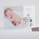 Faire-part de naissance Cigogne chic