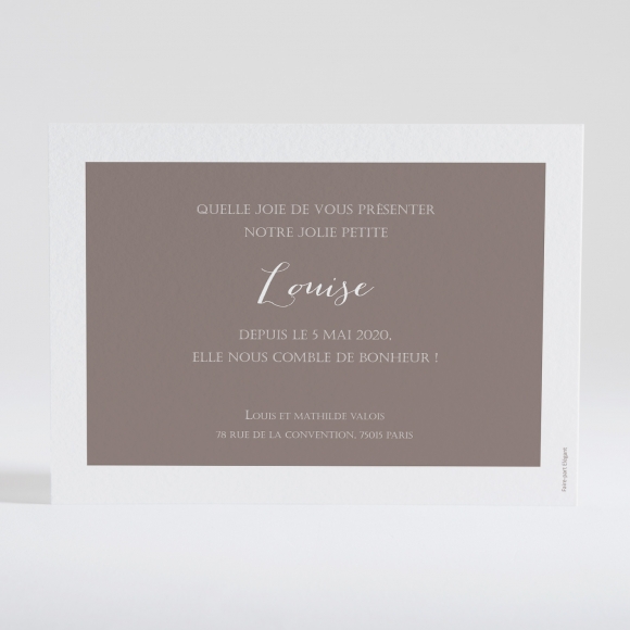 Faire-part de naissance Cigogne chic