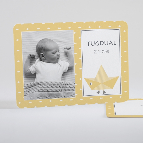 Faire-part de naissance Joli petit navire