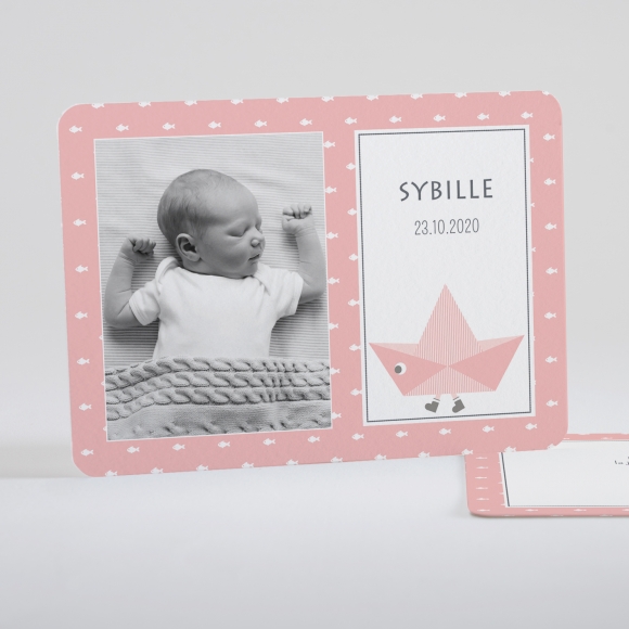 Faire-part de naissance Joli petit navire