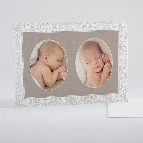 Faire-part de naissance Motif chic