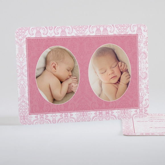 Faire-part de naissance Motif chic