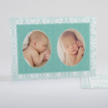 Faire-part de naissance Motif chic