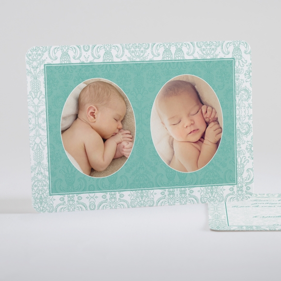 Faire-part de naissance Motif chic